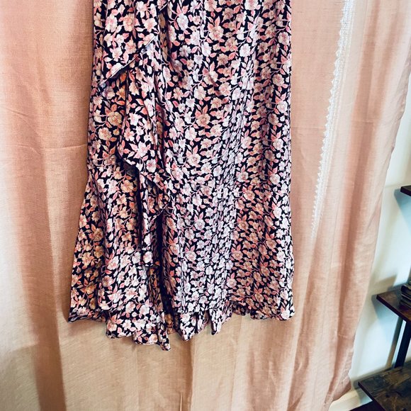 NWT J Crew Collection Limited Edition Ruffle Hem Dress in Glory Floral 12 - Picture 7 of 8